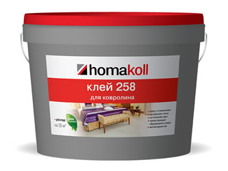Клей для ковролина, водно-дисперсионный Нomakoll 258 14 кг